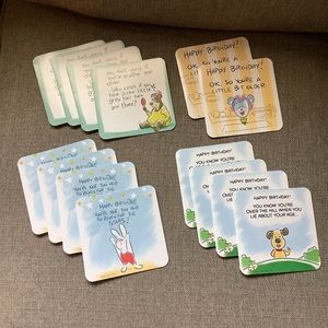 3/$15 🛍️ Birthday card variety pack with envelopes | stationery square cards